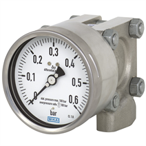 Differential pressure gauge, nominal size 100